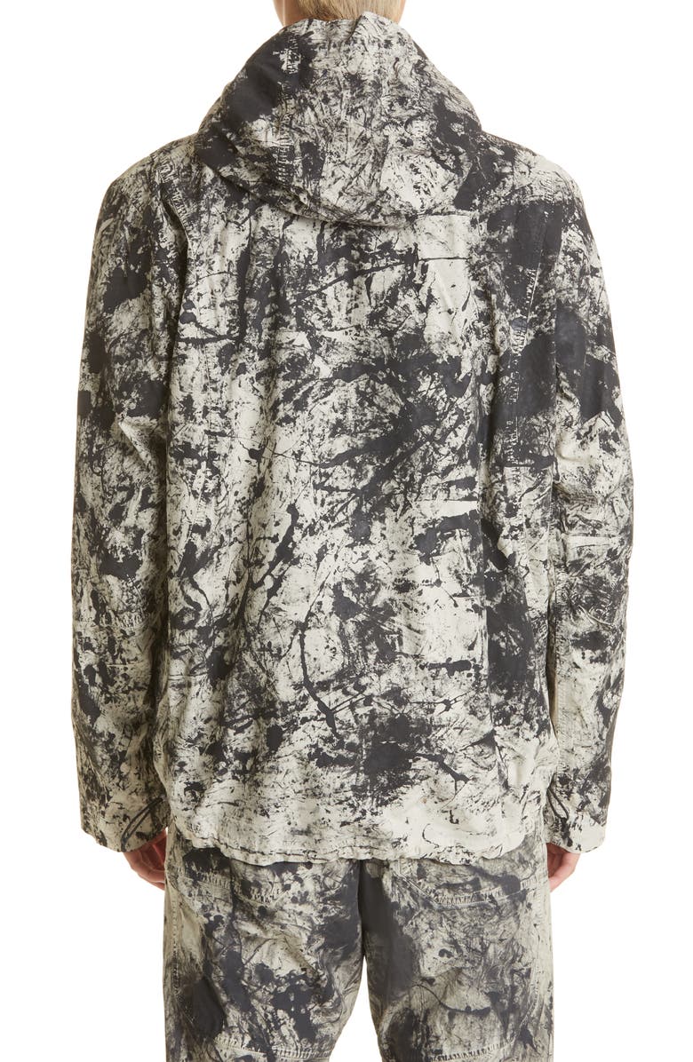 RANRA Aska Acid Wash Hooded Cotton Jacket, Alternate, color, 