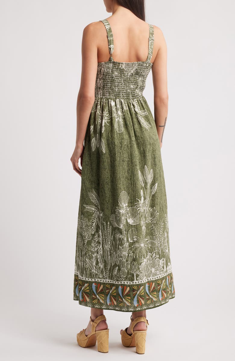 CIEBON Alayna Mixed Print Maxi Dress, Alternate, color, 