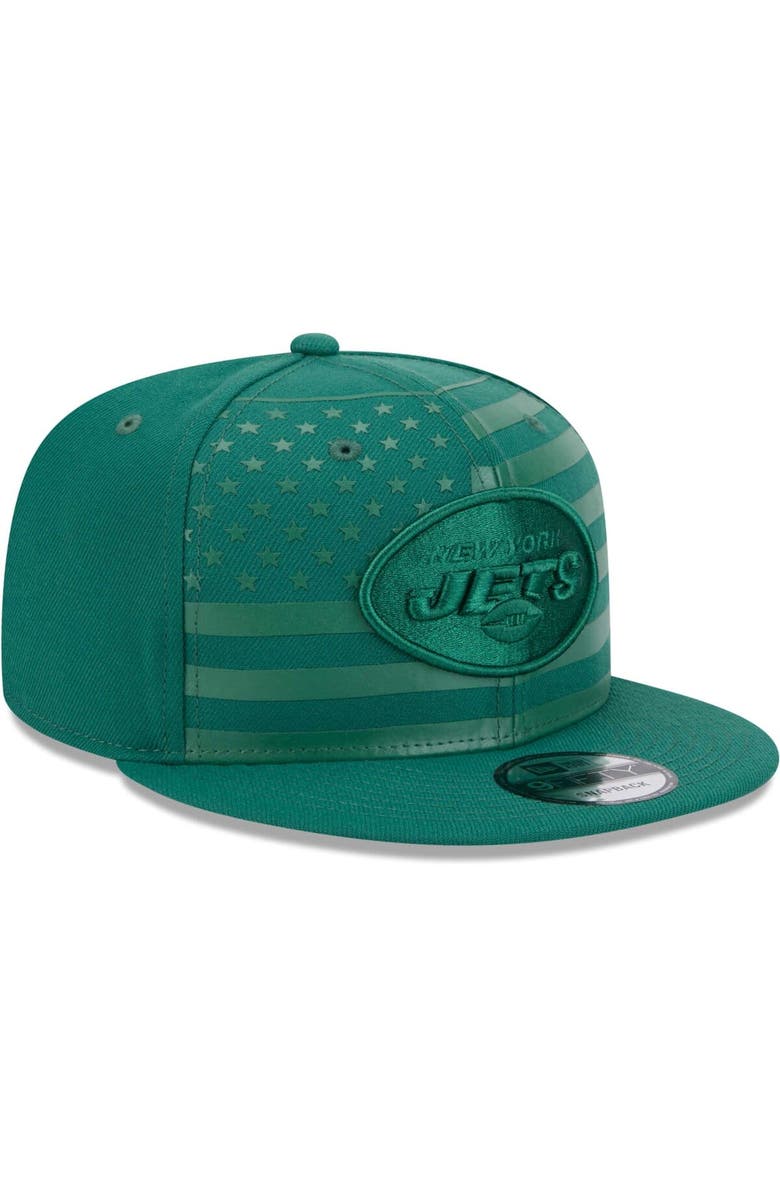 New Era Men's New Era Green New York Jets Independent 9FIFTY Snapback Hat, Alternate, color, Green