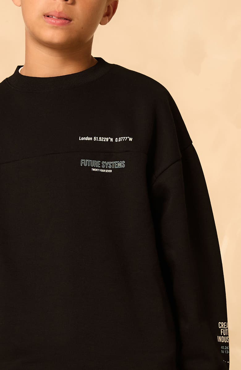 NEXT Kids' Utility Sweatshirt & Joggers Set, Alternate, color, Blue