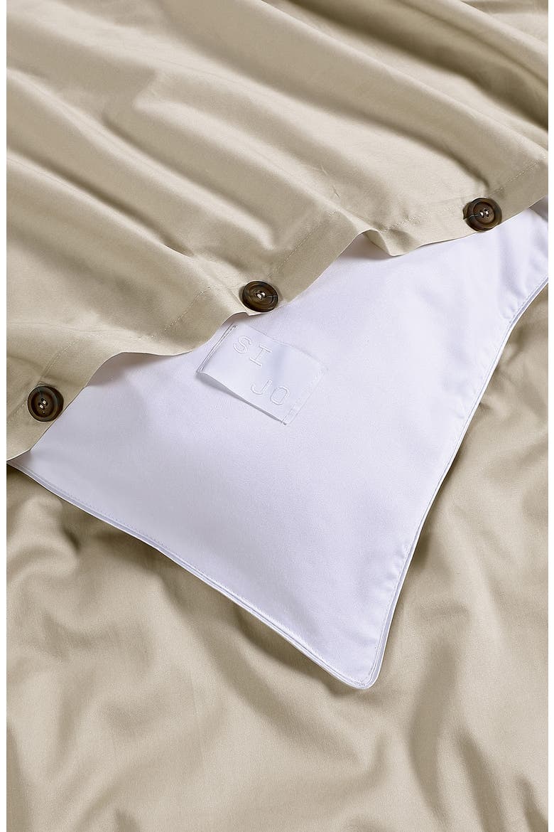 CLIMA Cotton Duvet Cover, Alternate, color, FOG