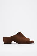 Bimba y Lola Suede Heeled Sandal
