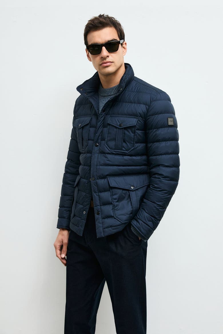 Men's Goose Down Jacket, Alternate, color, Navy