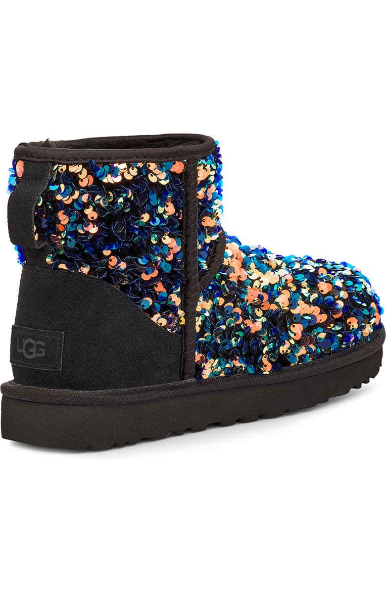 UGG<sup>®</sup> Mini Classic Stellar Sequin Boot, Alternate, color,