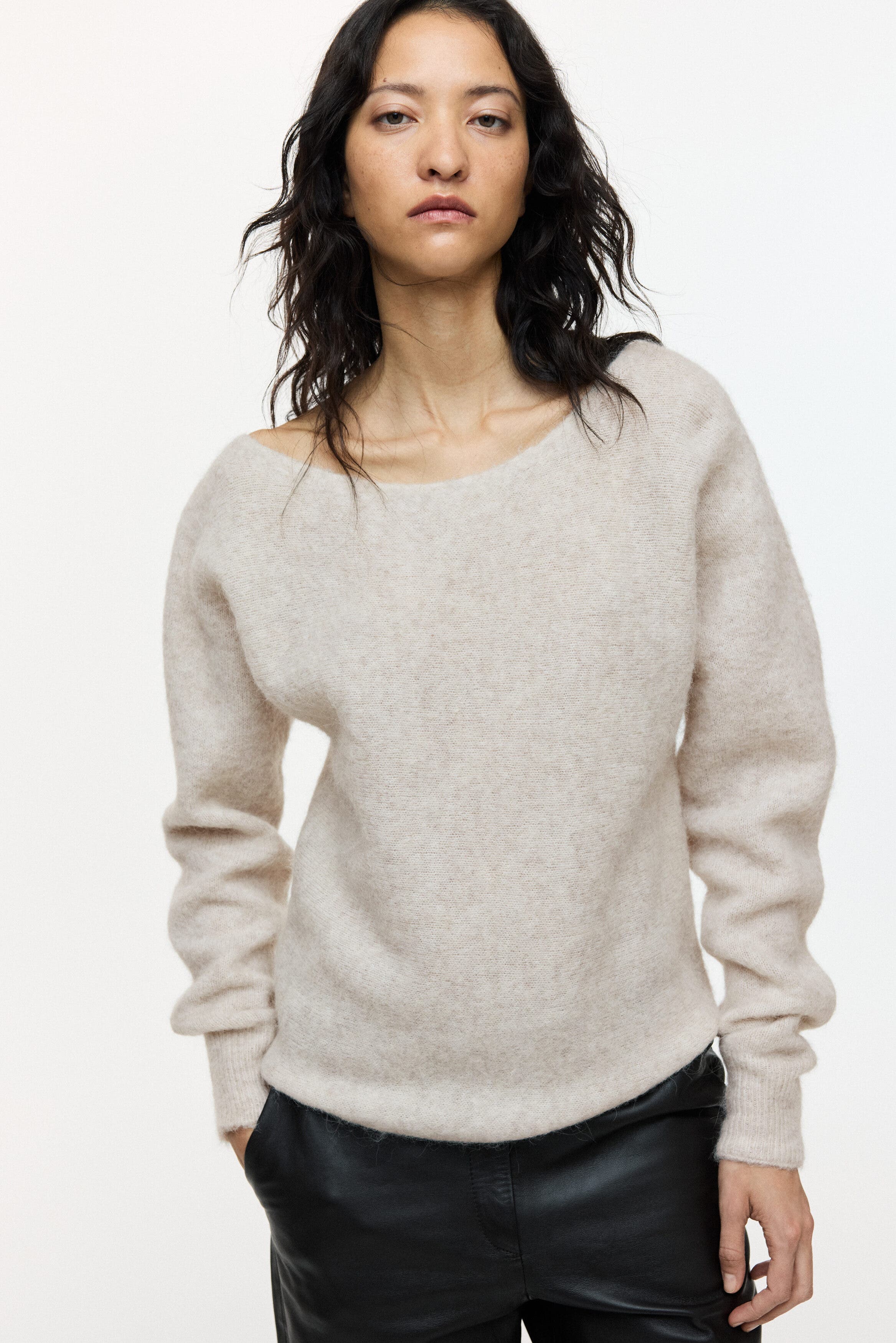 Alpaca-blend One-shoulder Jumper - image 2