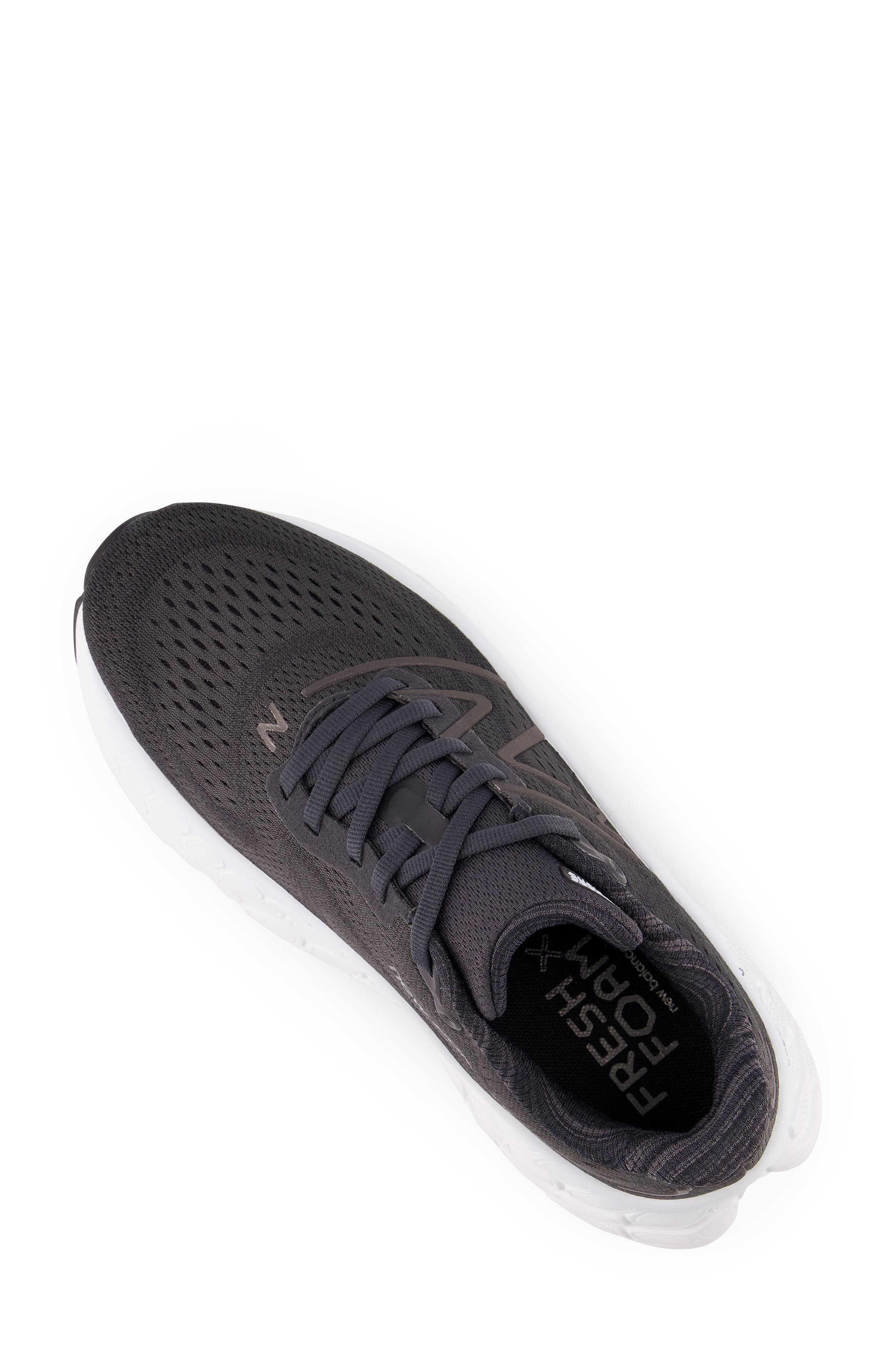 New Balance Fresh Foam X More v4 Running Shoe, Alternate, color, Black/ Starlight