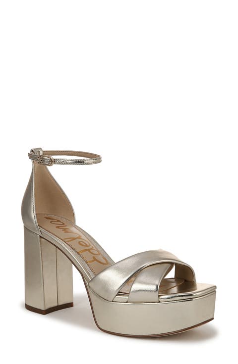 Jullian Ankle Strap Platform Sandal (Women)