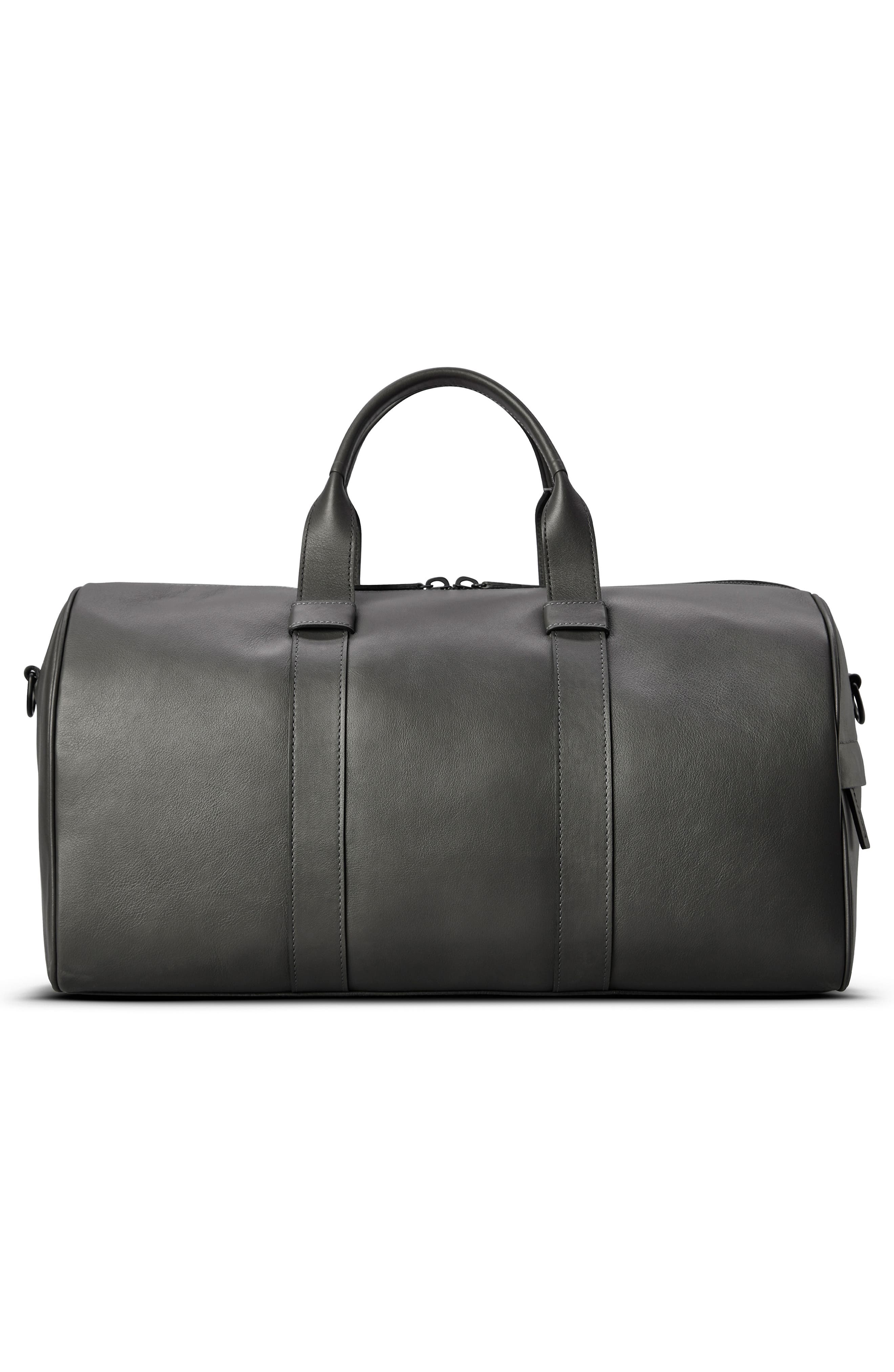 Shinola Guardian Leather Duffle Bag, Alternate, color, 