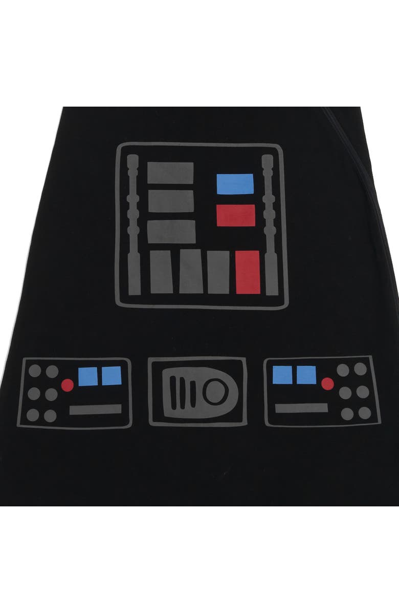 Lambs & Ivy Star Wars Darth Vader Wearable Blanket & Lovey Baby Gift Set - 2pc, Alternate, color, Black