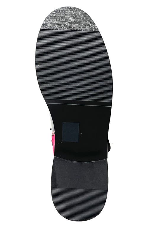 Ninety Union Mixed Print Lace-up Boot