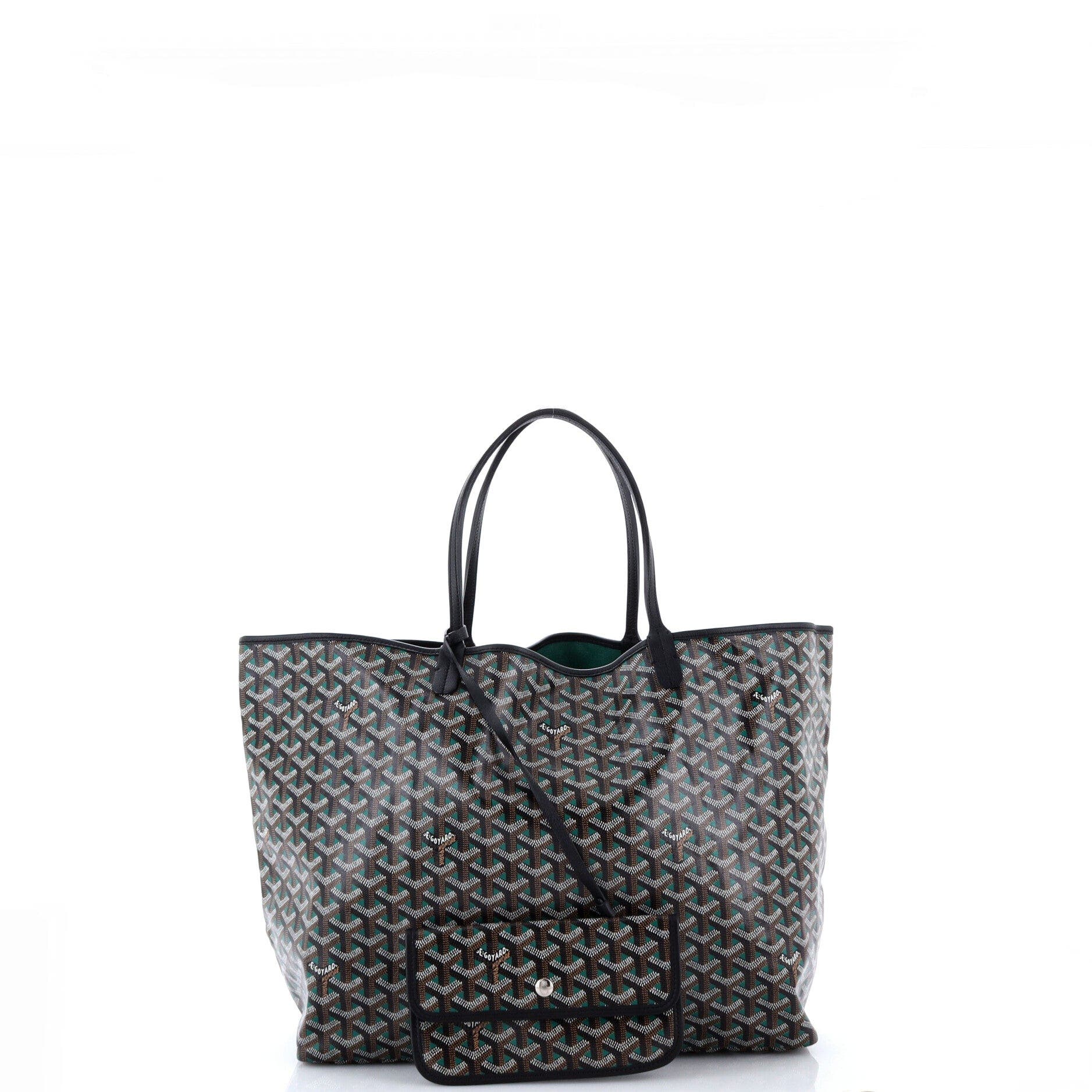 Saint Louis Tote Claire Voie Coated Canvas GM, Alternate, color, Green