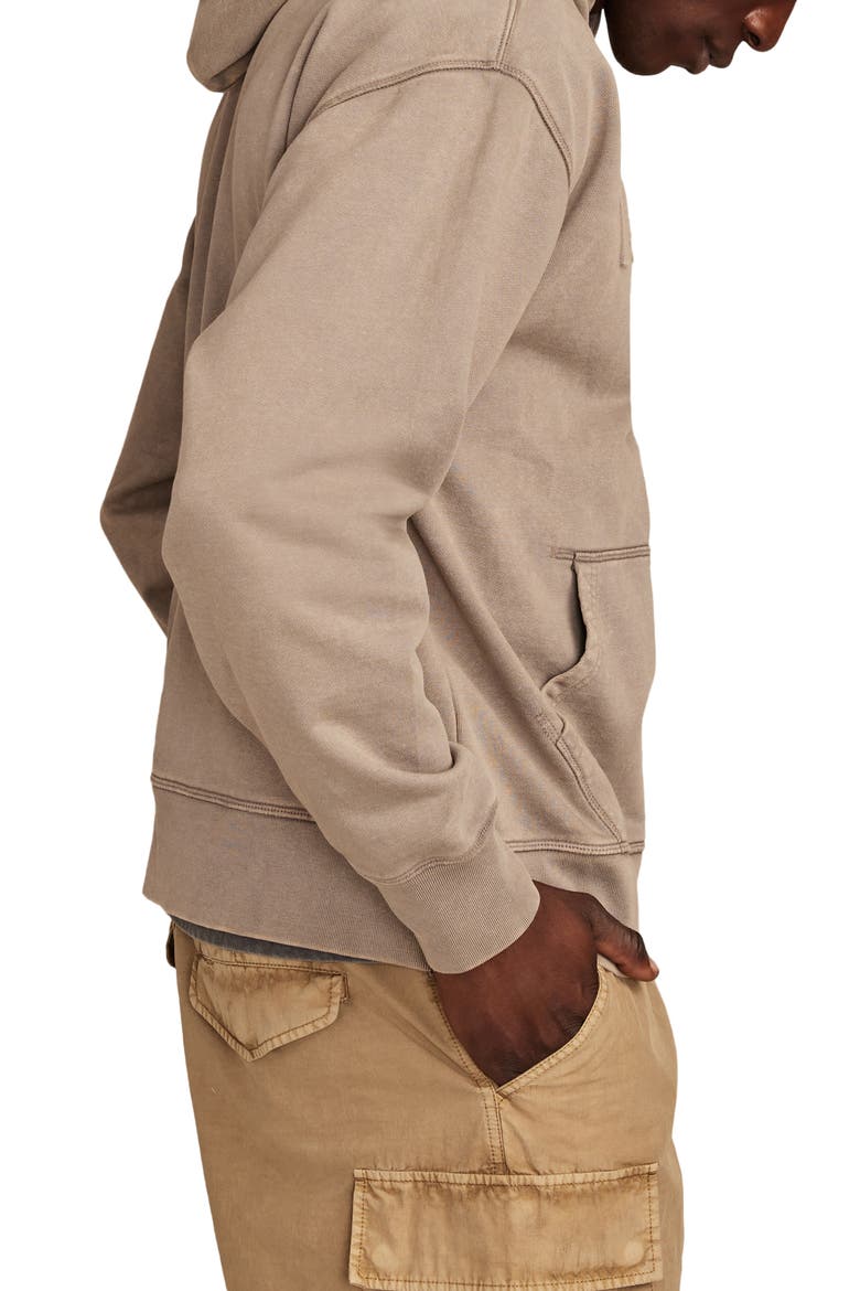 Army Cotton Logo Hoodie, Alternate, color, FROST GREY