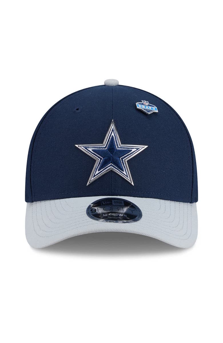 New Era Men's New Era  Navy/Silver Dallas Cowboys 2026 NFL Draft 9FORTY M-Crown Adjustable Hat, Alternate, color, Navy