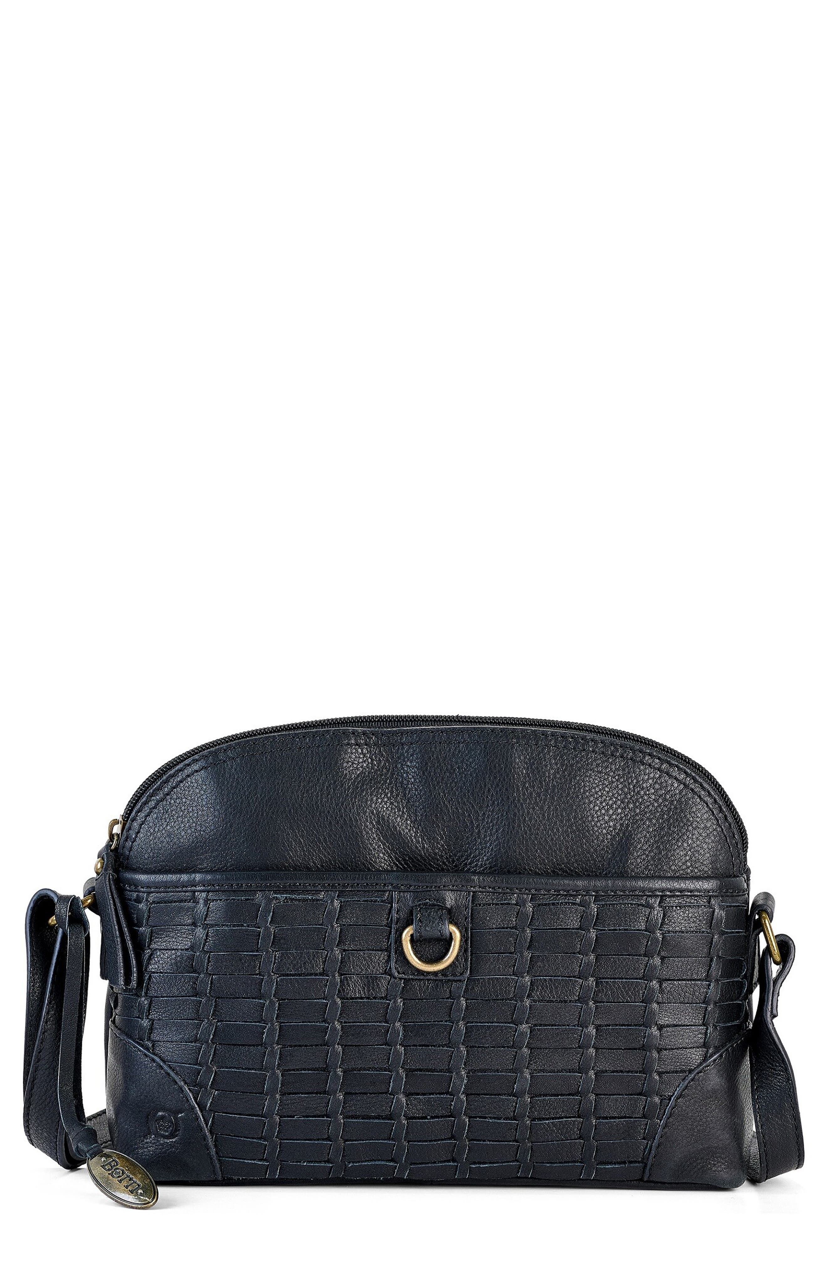Børn Easton Leather Dome Crossbody Bag, Main, color, 