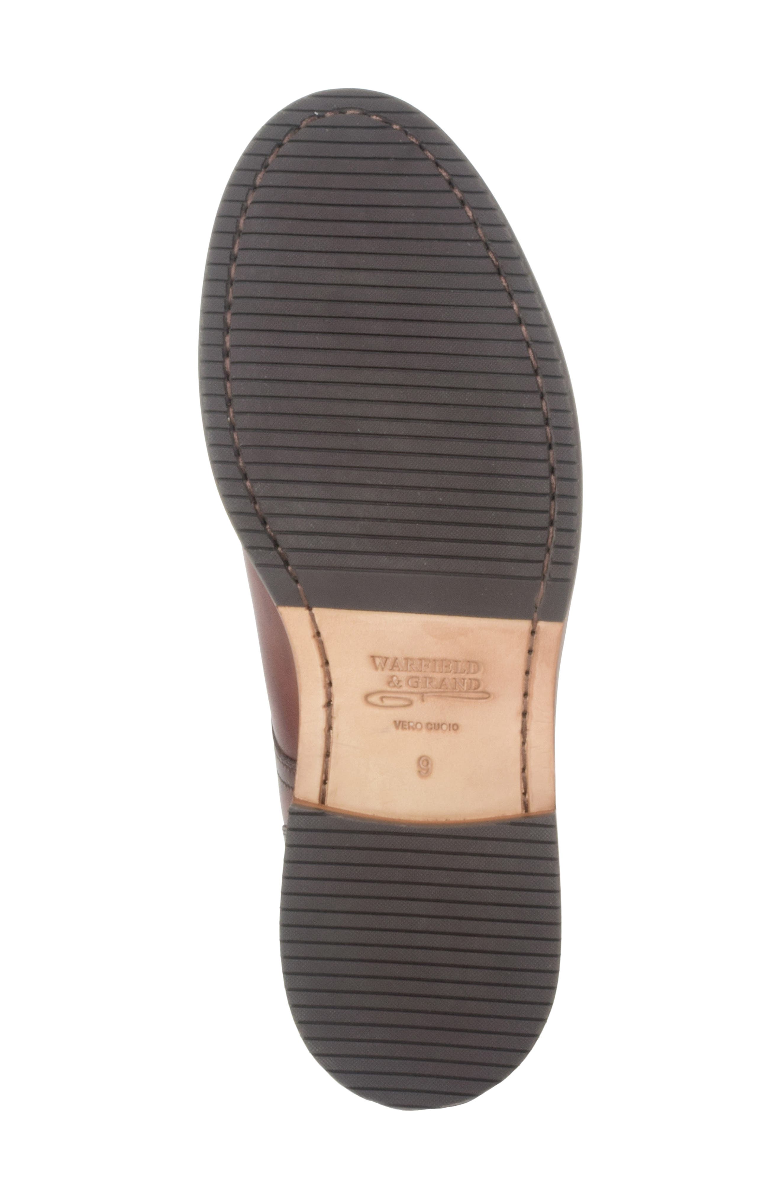 Warfield & Grand MMXXIV Cap Toe Boot, Alternate, color, Cognac