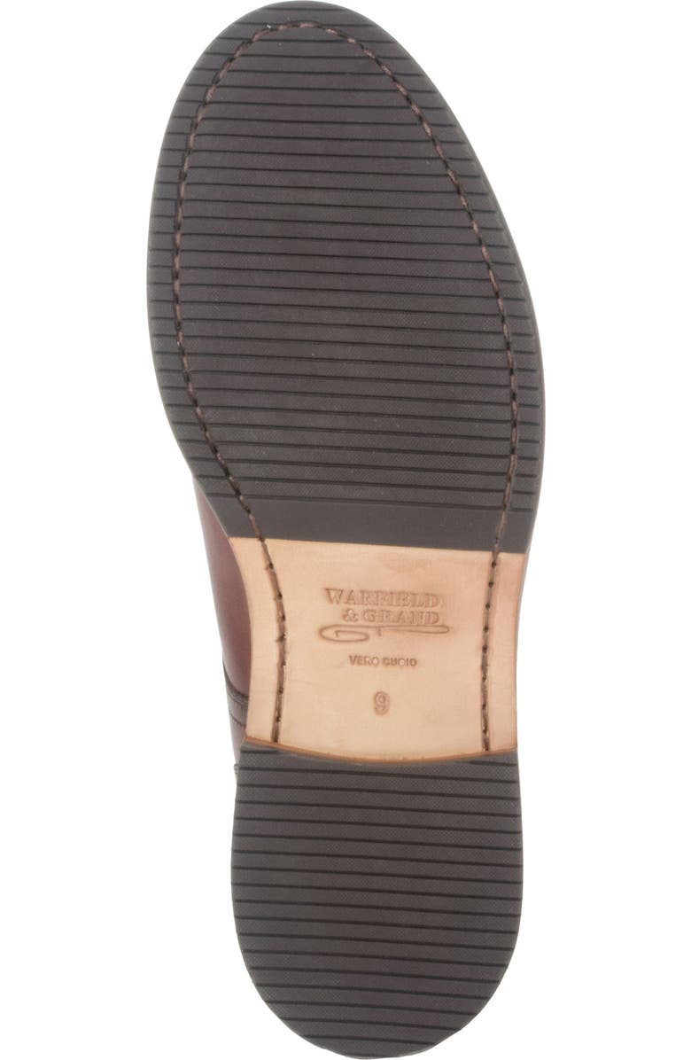 Warfield & Grand MMXXIV Cap Toe Boot, Alternate, color, Cognac