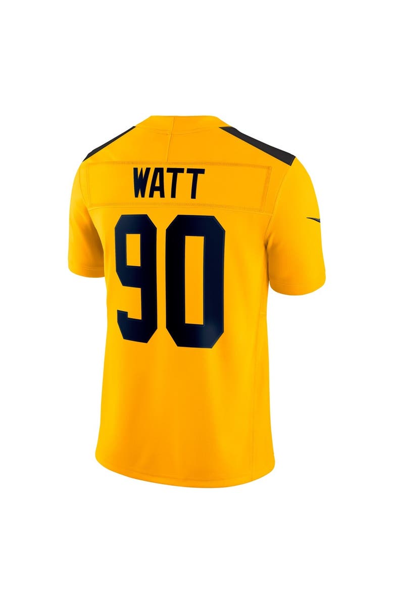 Nike Men's Nike T.J. Watt Gold Pittsburgh Steelers Alternate Vapor F.U.S.E. Limited Jersey, Alternate, color, Gold