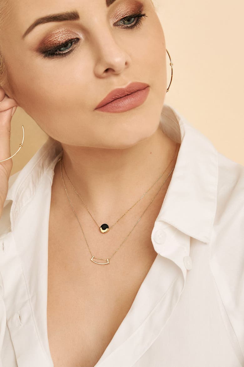 14K Yellow Gold Hampton Pendant Necklace, Alternate, color, Yellow Gold