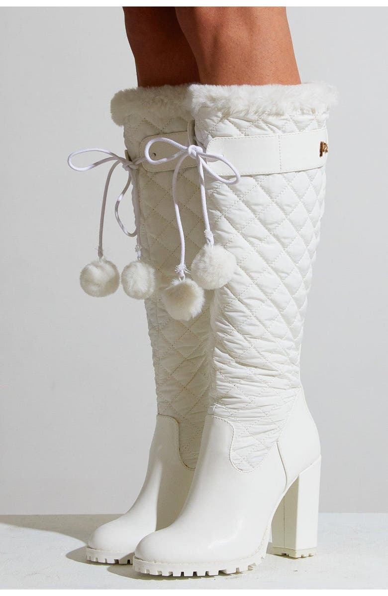 SPARKL Puffer Boot, Alternate, color, White