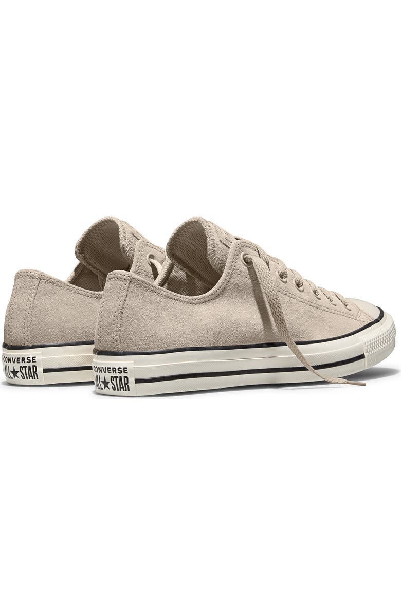 Converse Chuck Taylor All Star Suede Low Top Sneaker, Alternate, color, Papyrus/ Black/ Egret