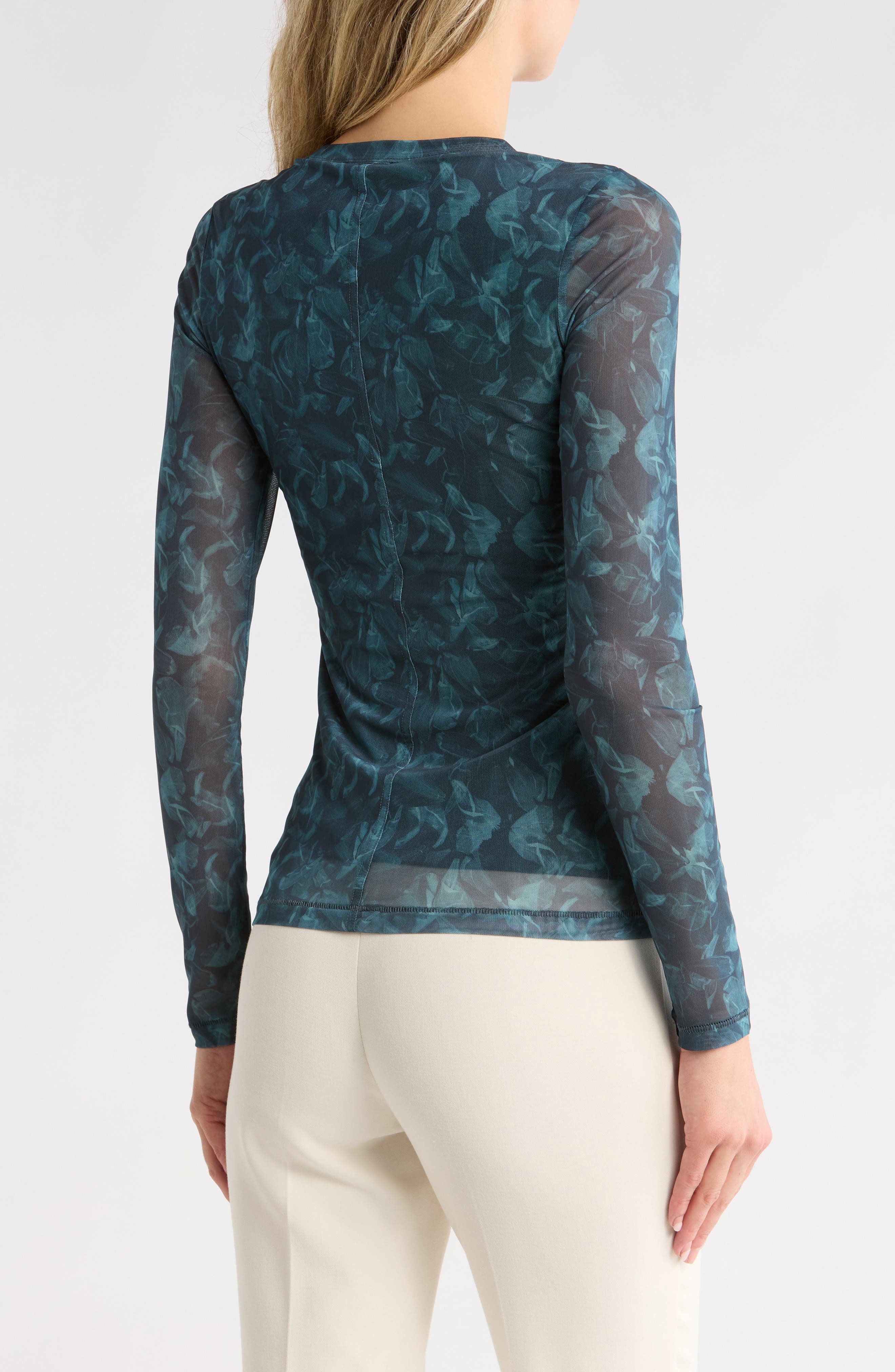 Aliyah Long Sleeve Mesh Top - image 2