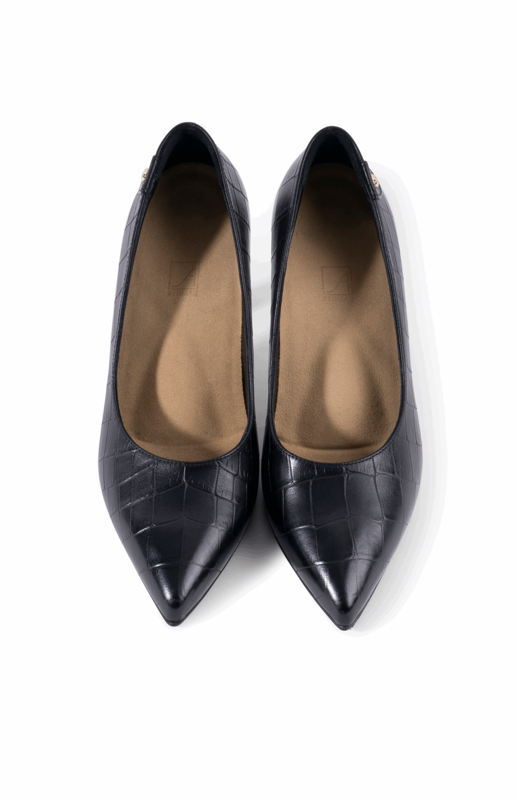 Stinaa.J Maya Pump 9 cm, Alternate, color, Black Leather