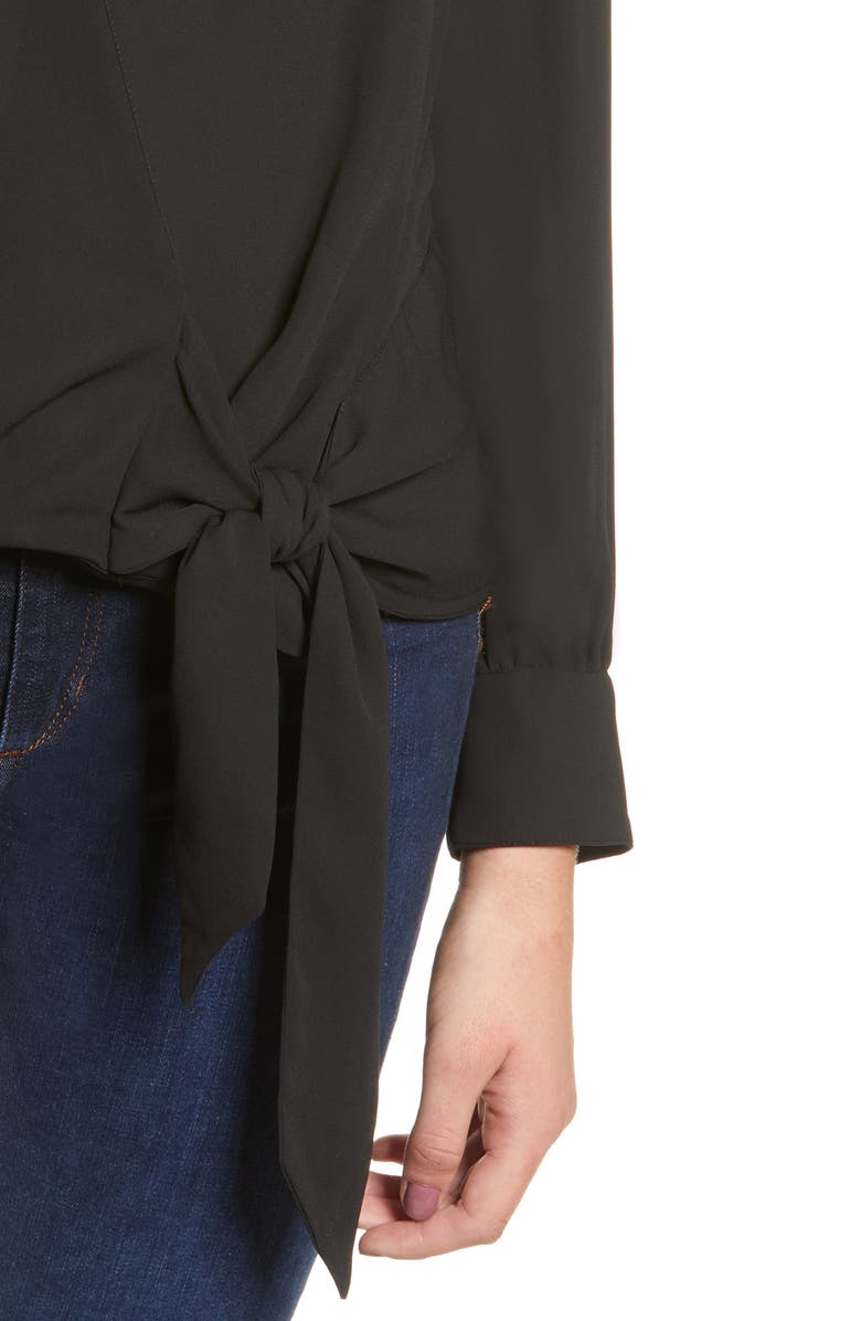 Chelsea28 Tie Front Top, Alternate, color, 