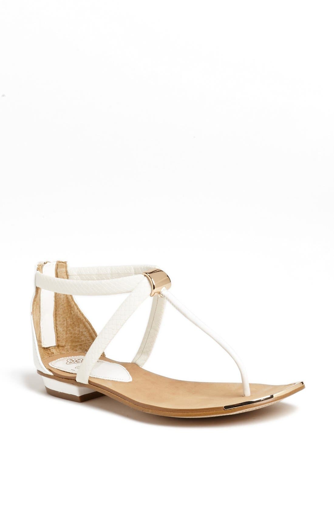 ISOLA ADELINA FLAT SANDAL, Main, color, WHITE