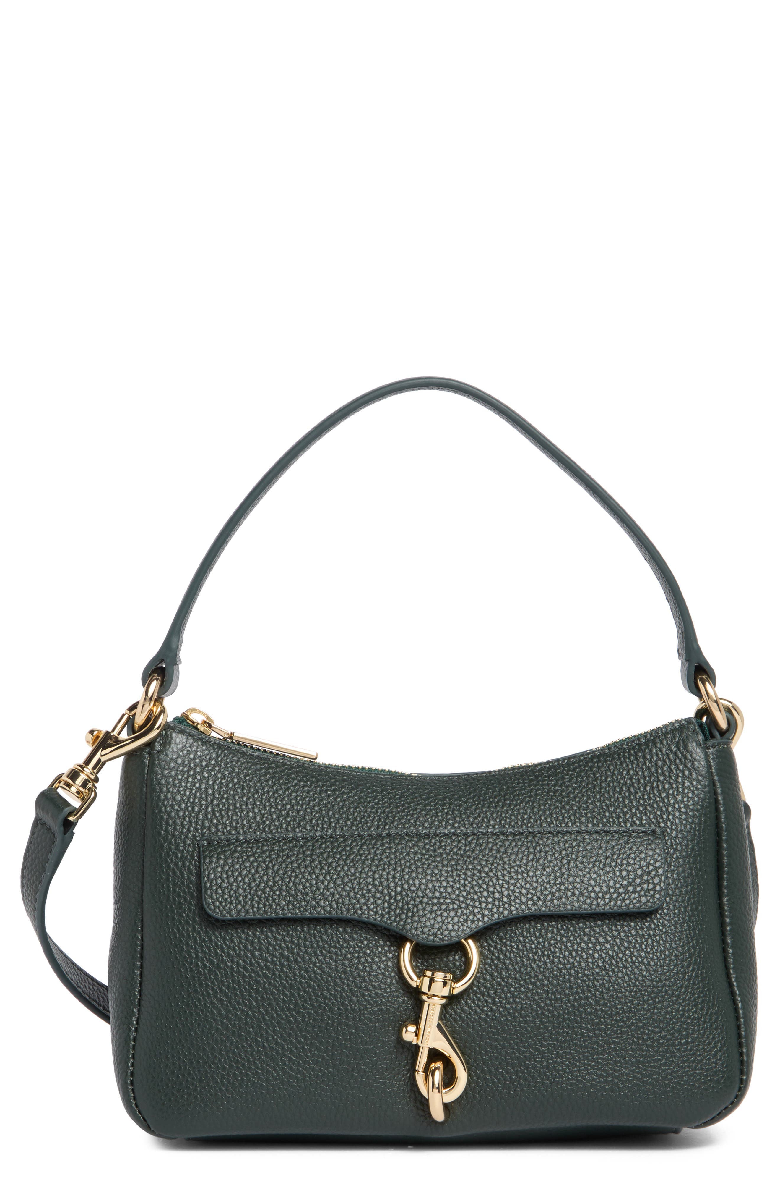 Rebecca Minkoff Megan Mini Leather Shoulder Bag, Main, color, 