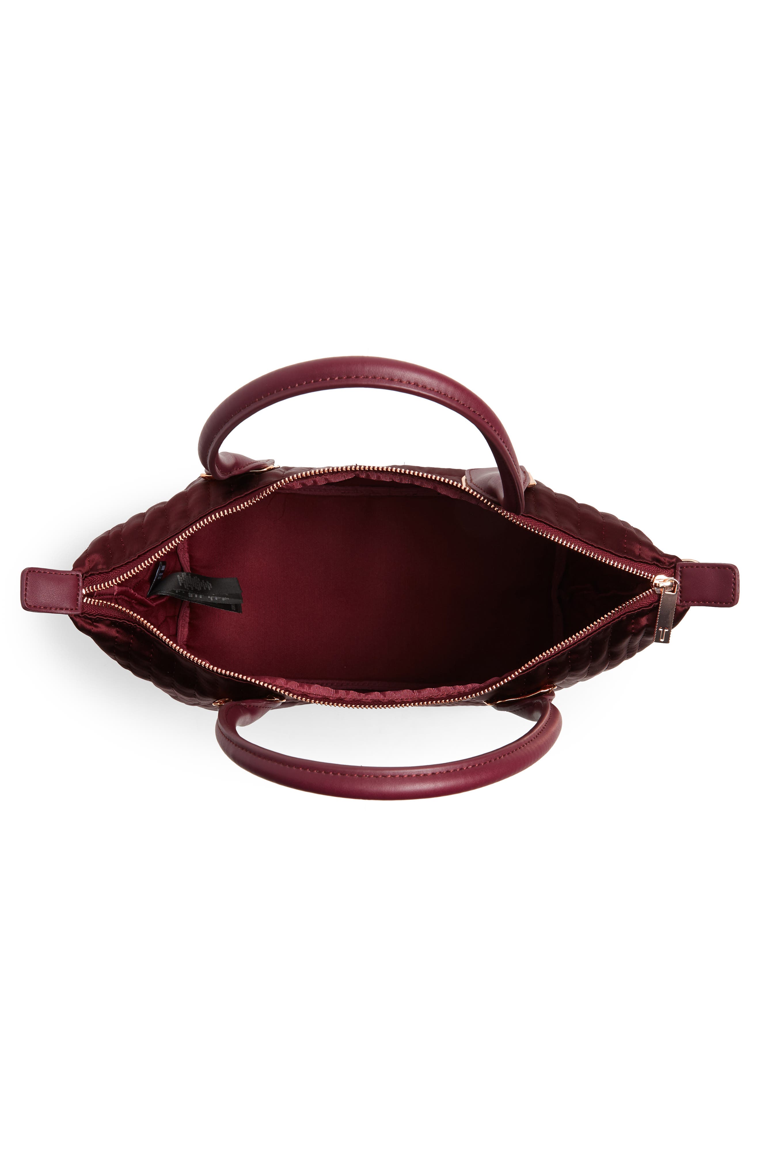 Ted Baker London Akebia Quilted Bow Small Nylon Tote, Alternate, color, 