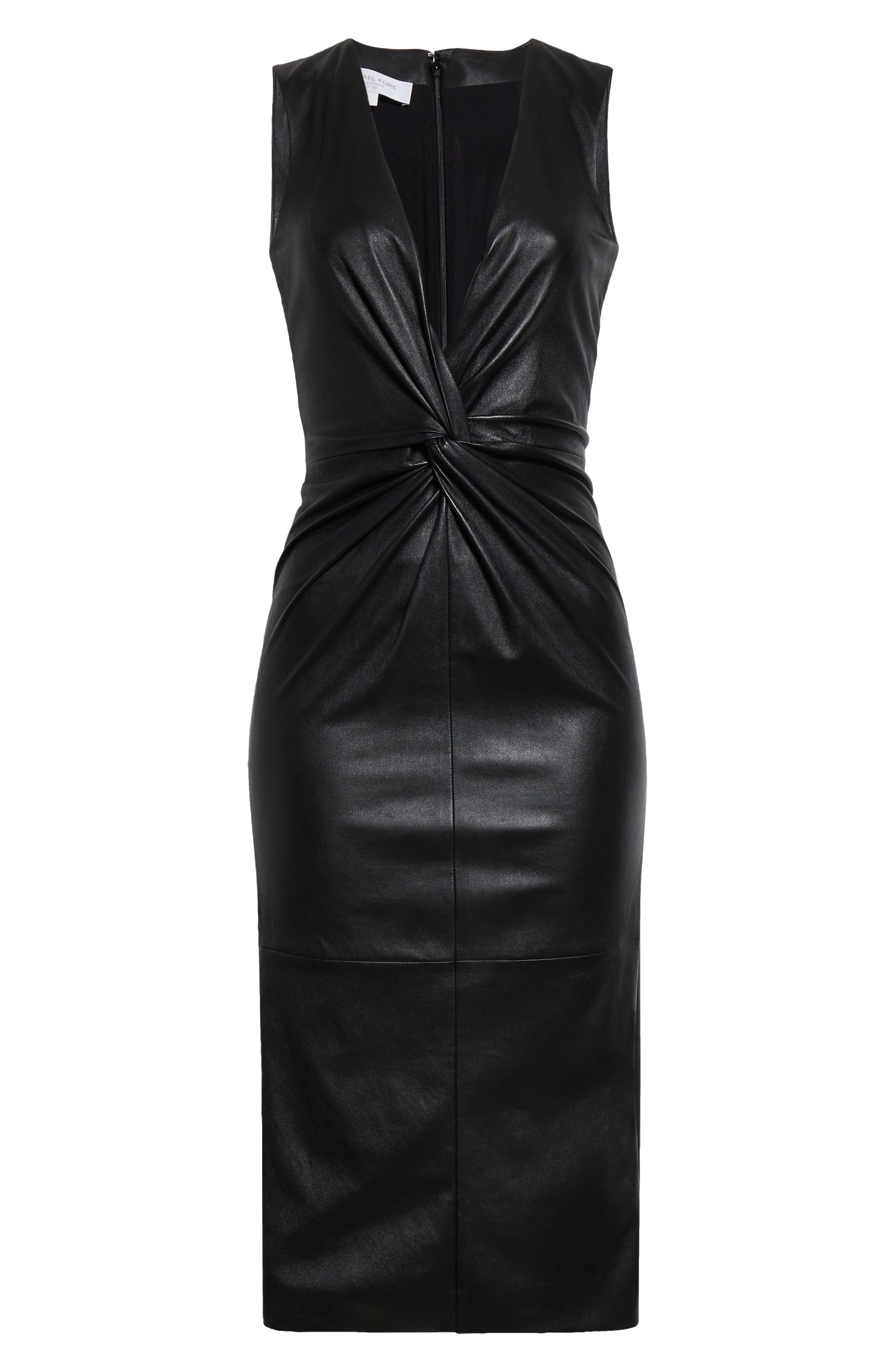 MK leather dress