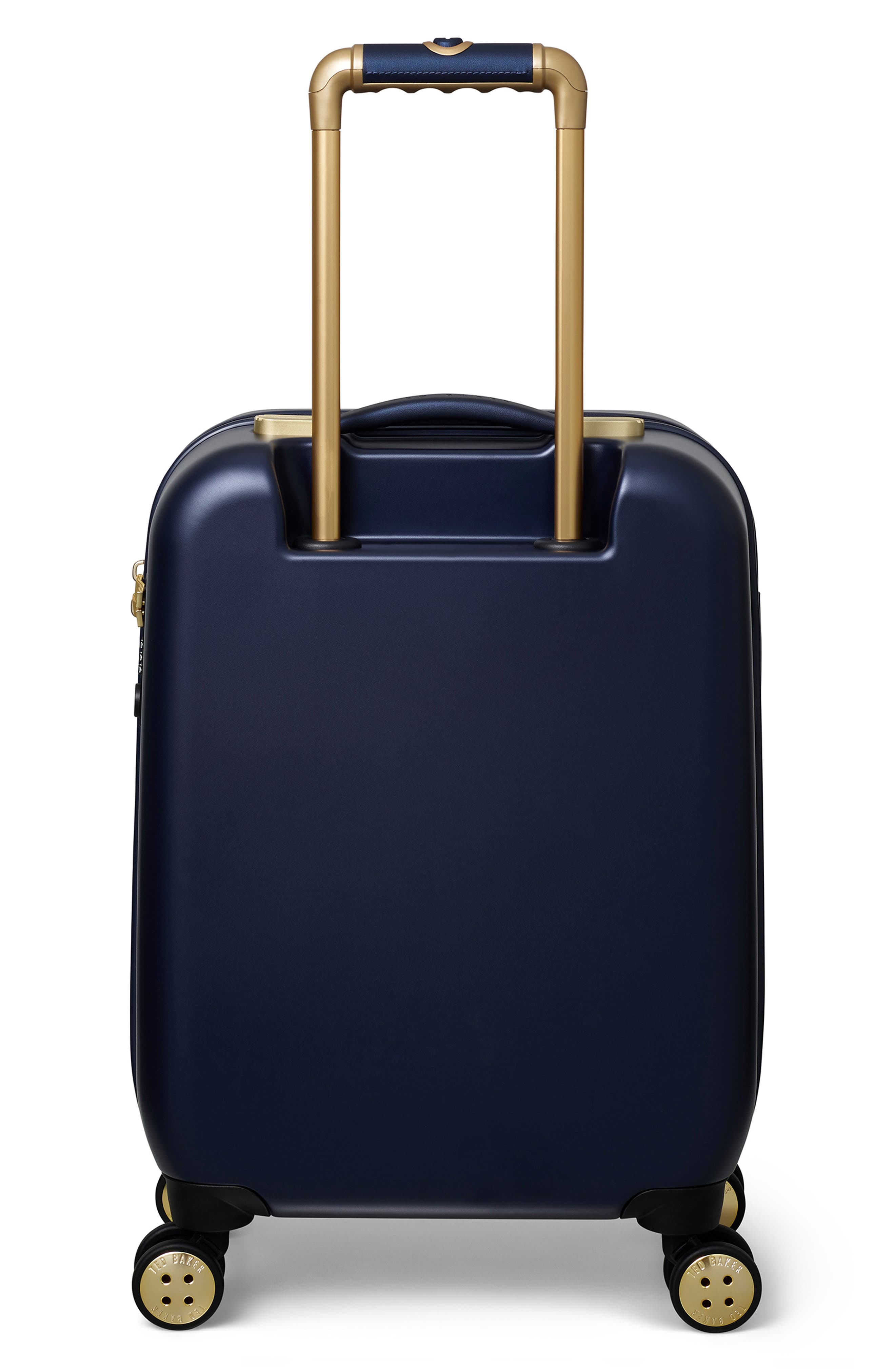 Ted Baker London Small Beau 22-Inch Bow Embossed Four-Wheel Trolley Suitcase, Alternate, color, 