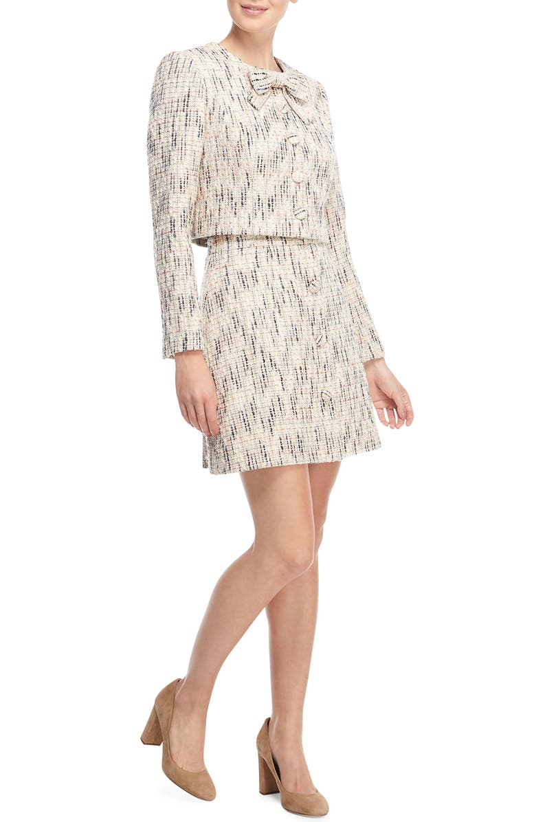 Gal Meets Glam Collection Paige Tweed Jacket, Main, color, 