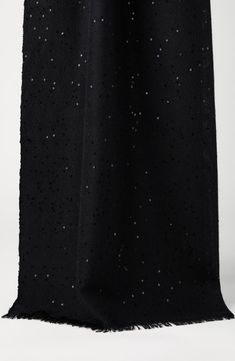 Brunello Cucinelli Cashmere and silk Diamond yarn scarf, Alternate, color, 