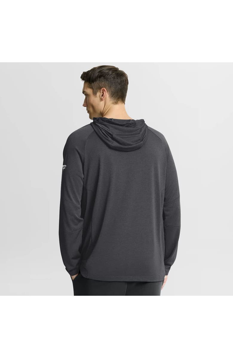 FANATICS Men's Fanatics Charcoal Los Angeles Kings Authentic Pro Rink Raglan Hoodie, Alternate, color, Charcoal