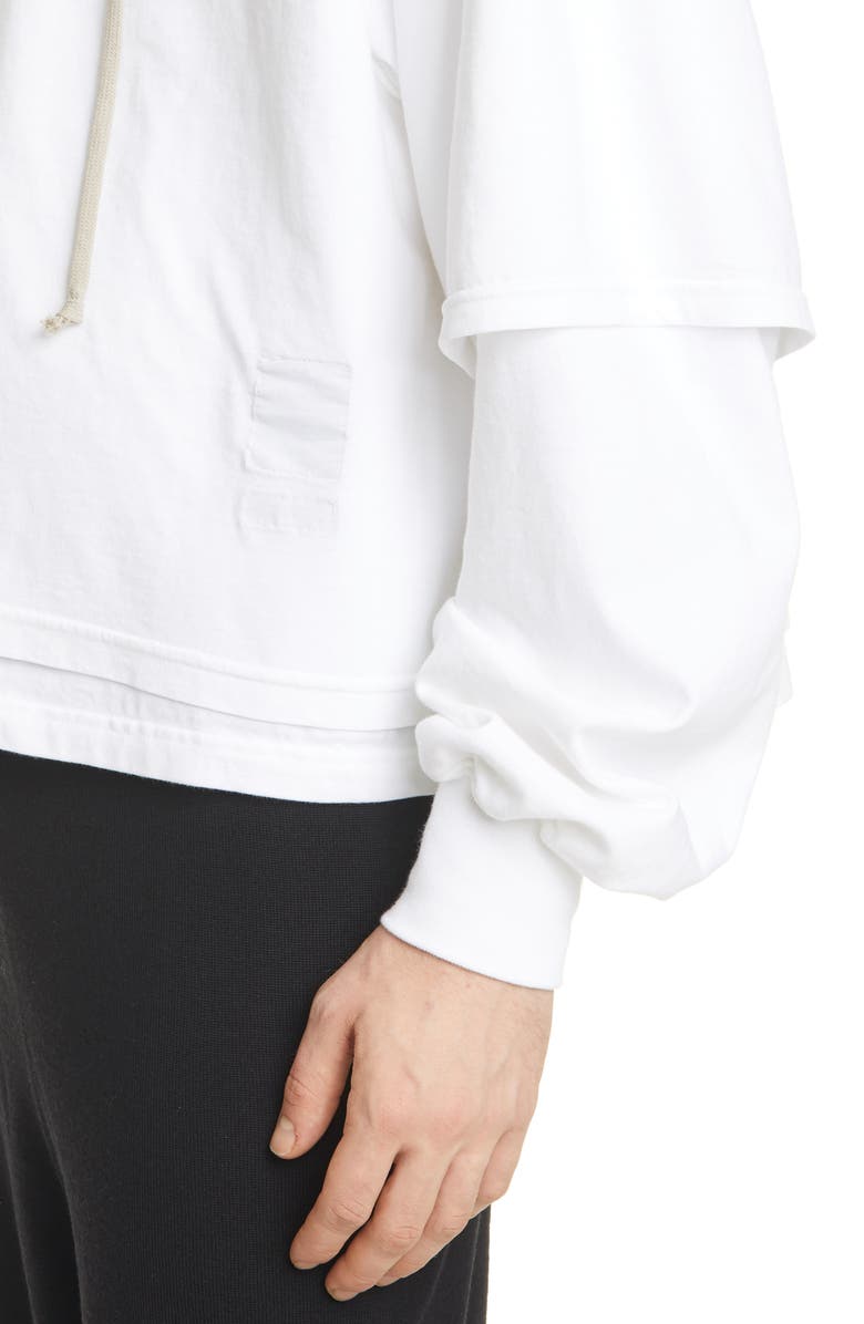 Rick Owens DRKSHDW Hustler Hoodie, Alternate, color,