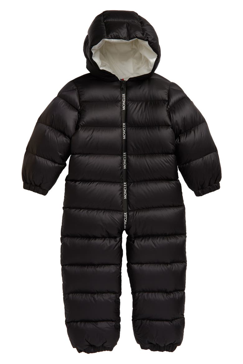 Kimete Quilted Down Snowsuit, Main, color, 999 BLACK