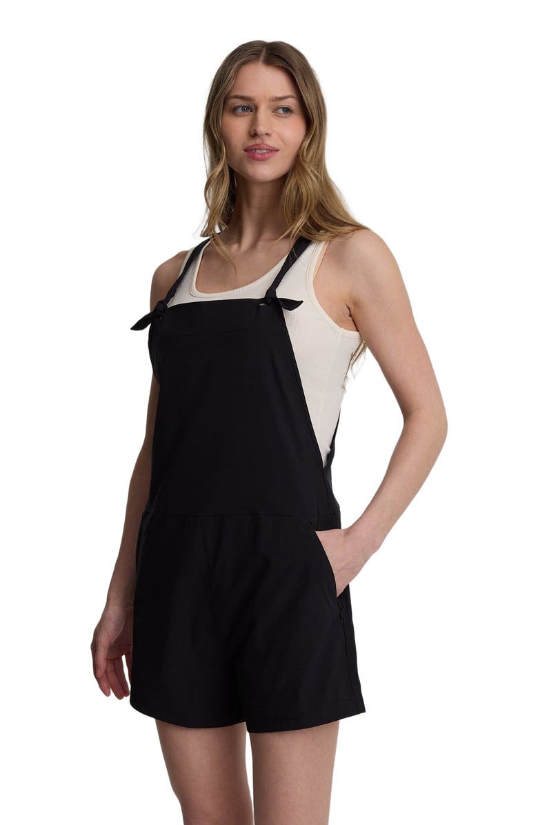 tentree Grove Romper, Alternate, color, Meteorite Black