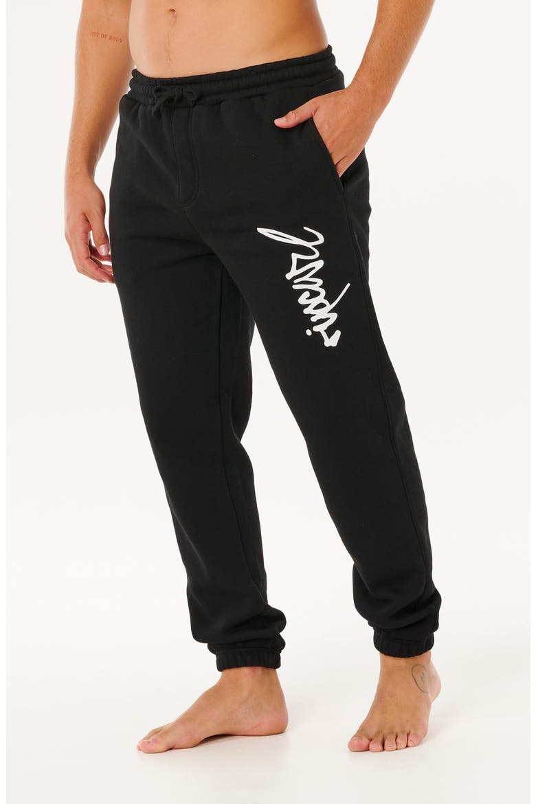 Icons of Surf Track Pants, Main, color, BLACK/ BLACK
