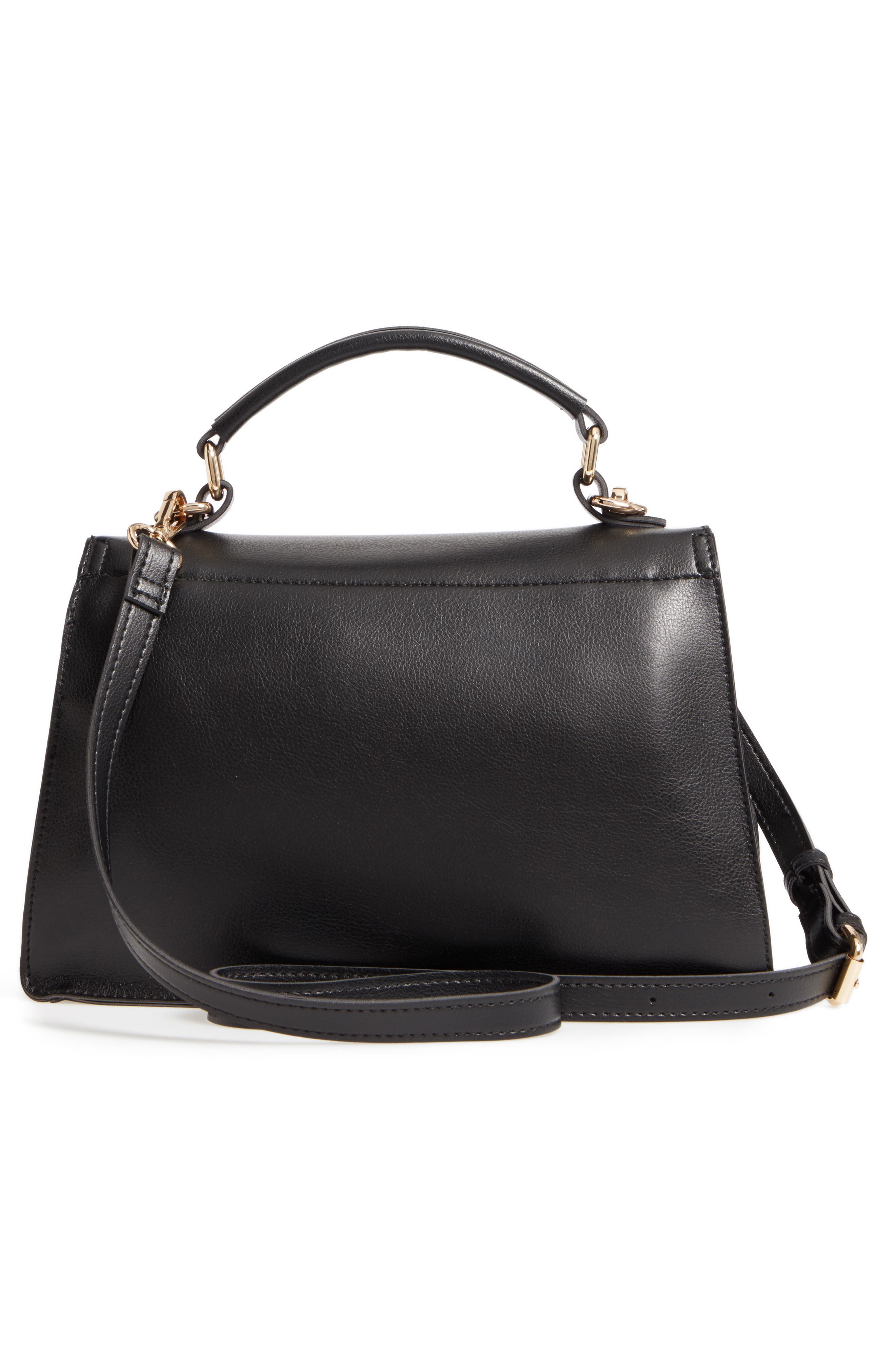 Sole Society Izzy Faux Leather Top Handle Satchel, Alternate, color, 