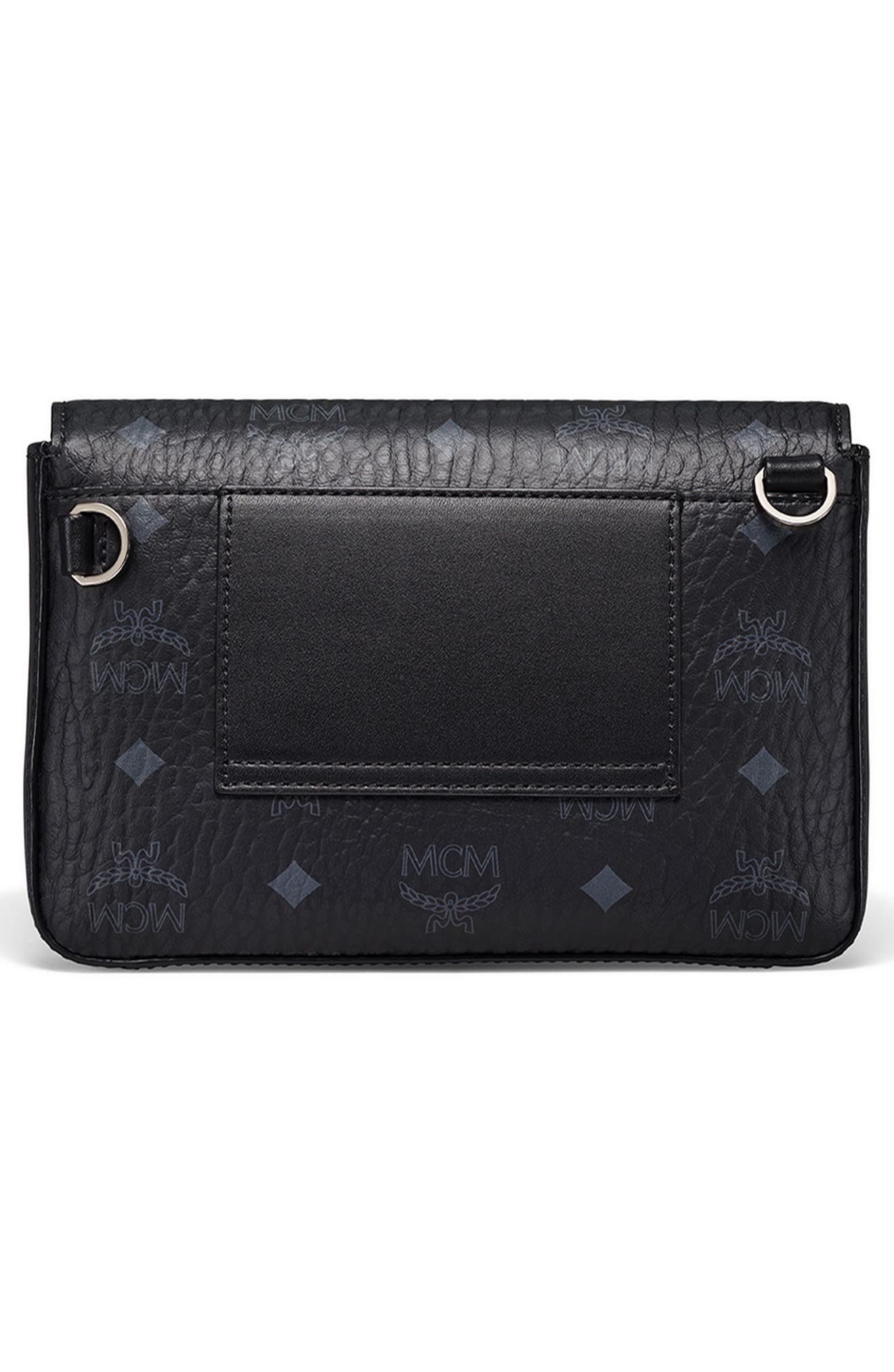 MCM Small Millie Visetos Water Resistant Leather Crossbody Bag, Alternate, color, 