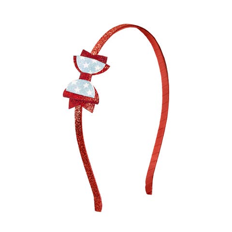 Glitter Flag Bow Headband (Toddler & Little Kid)