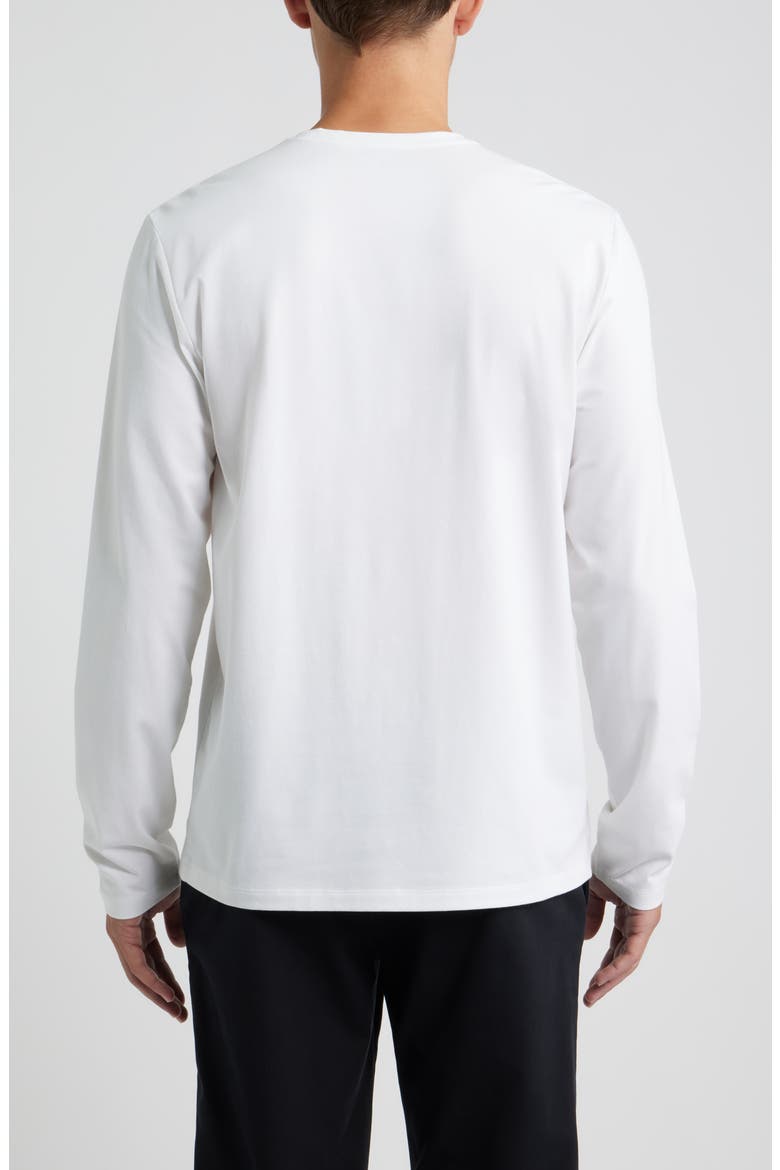 Long Sleeve Cotton T-Shirt, Alternate, color, WHITE