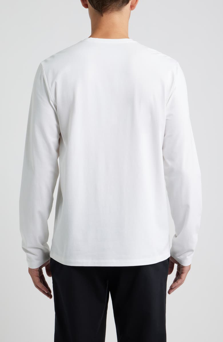 Open Edit Long Sleeve Cotton T-Shirt, Alternate, color, White