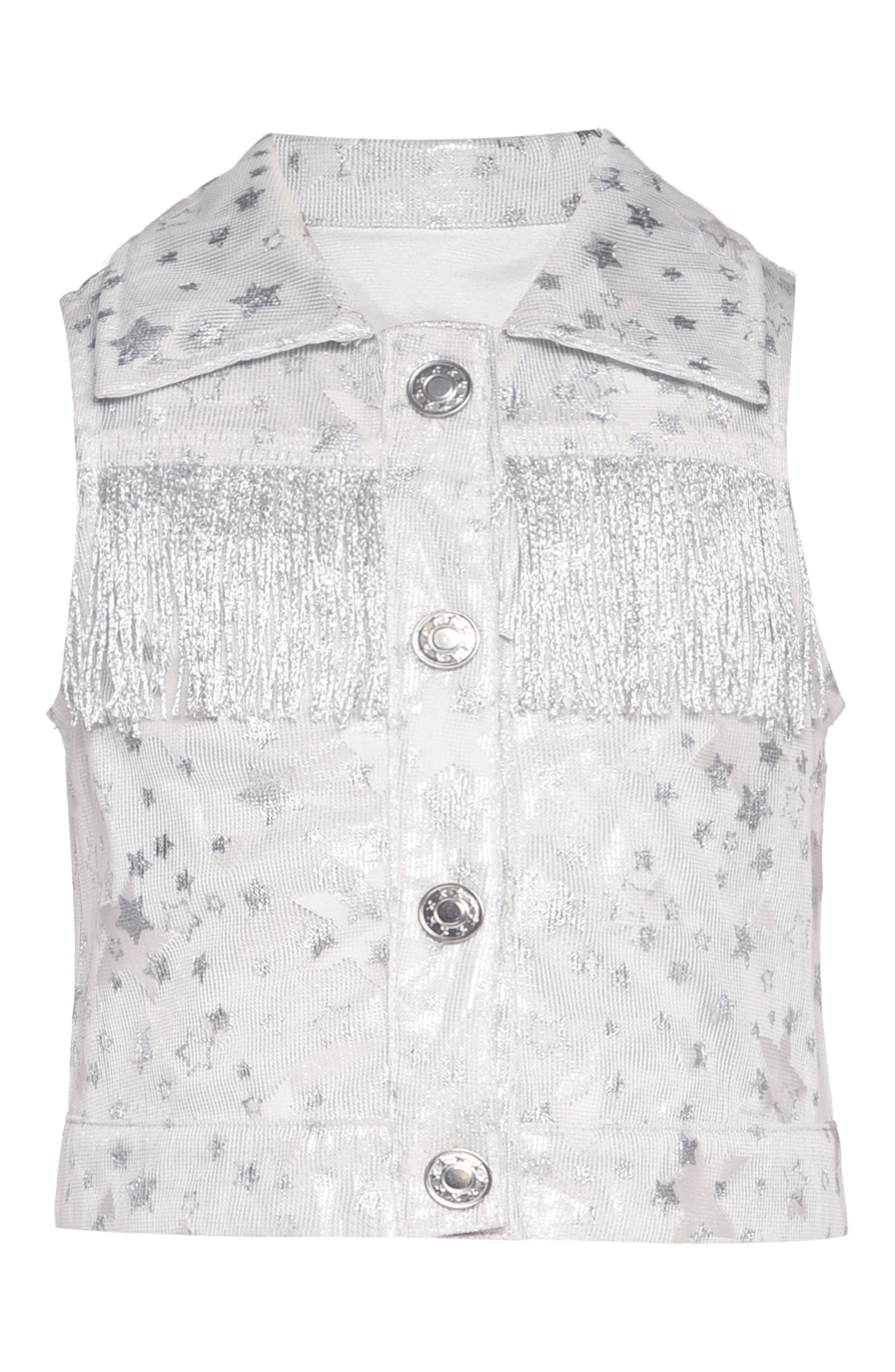 Truly Me Kids' Star Vest with Fringe