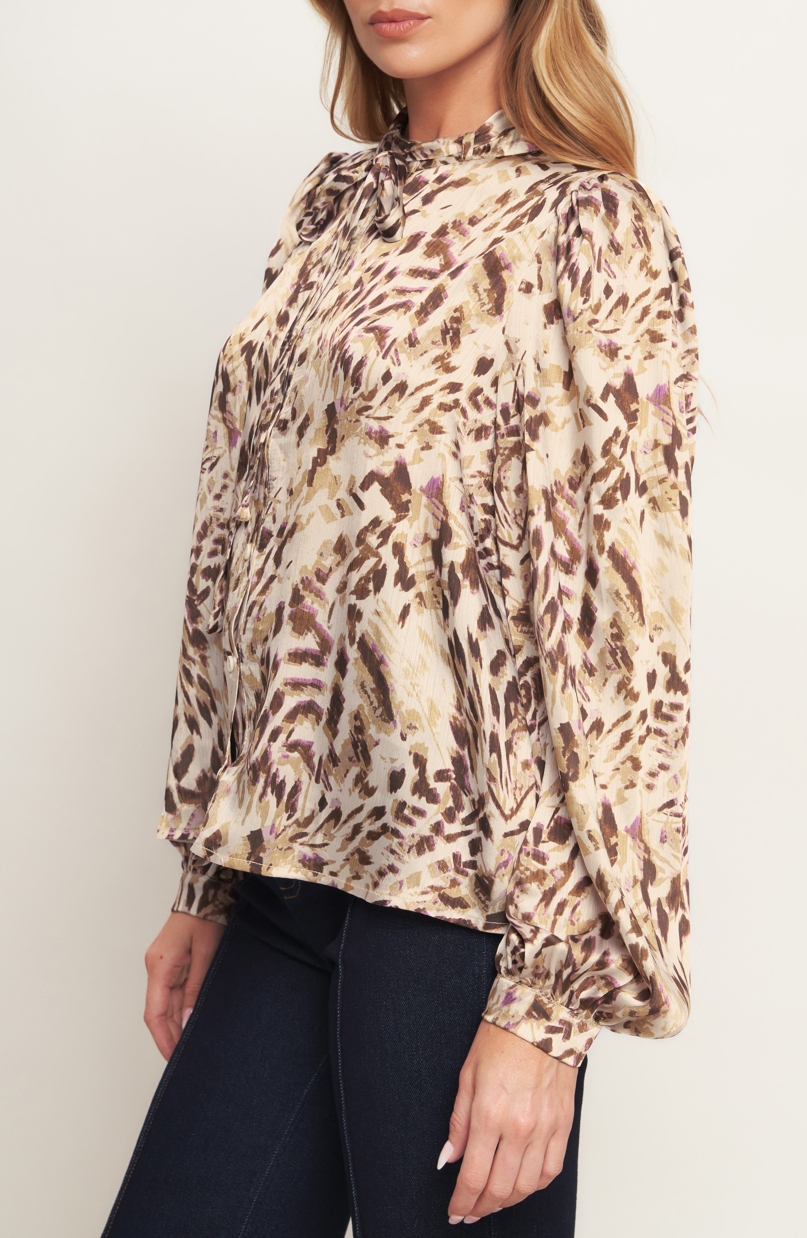 Button Front Long Sleeve Top - image 2