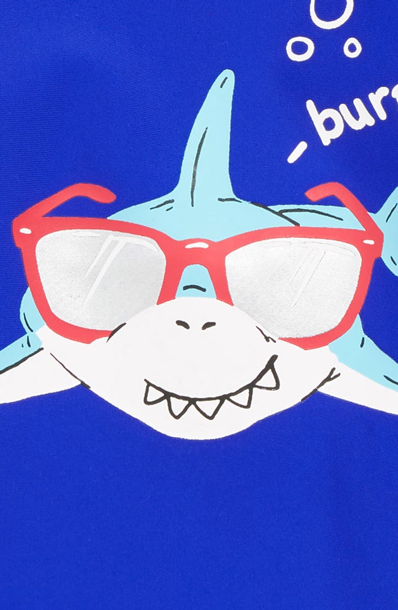 Hatley Cool Shark One-Piece Rashguard Swimsuit, Alternate, color, 