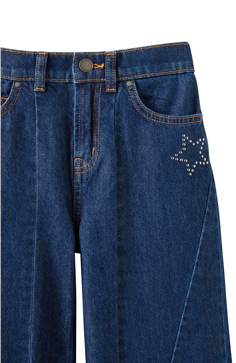 Cotton On Kids Kid's Super Wide Leg Denim Jean, Alternate, color, Mermaid Midnight Blue