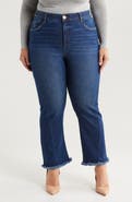 Wit & Wisdom Bennett 'Ab'Solution Skyrise Frayed Ankle Barely Bootcut Jeans