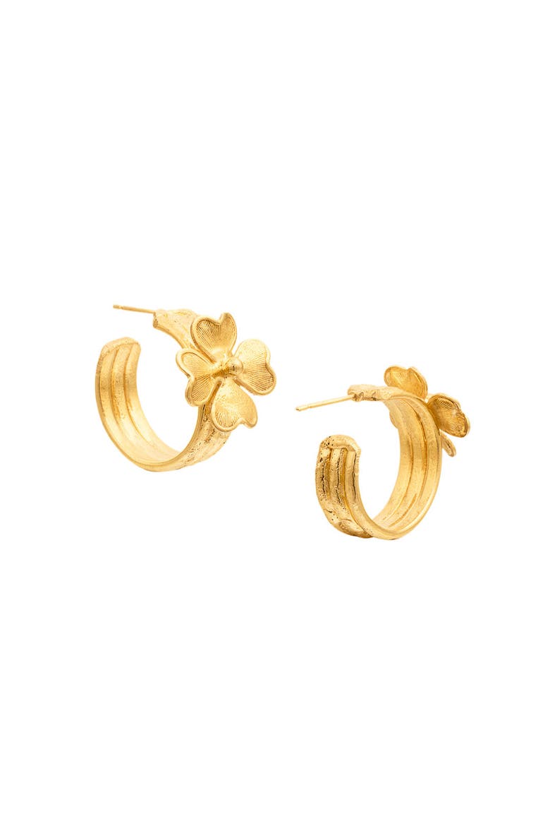 Lucky Love Earrings, Main, color, GOLD